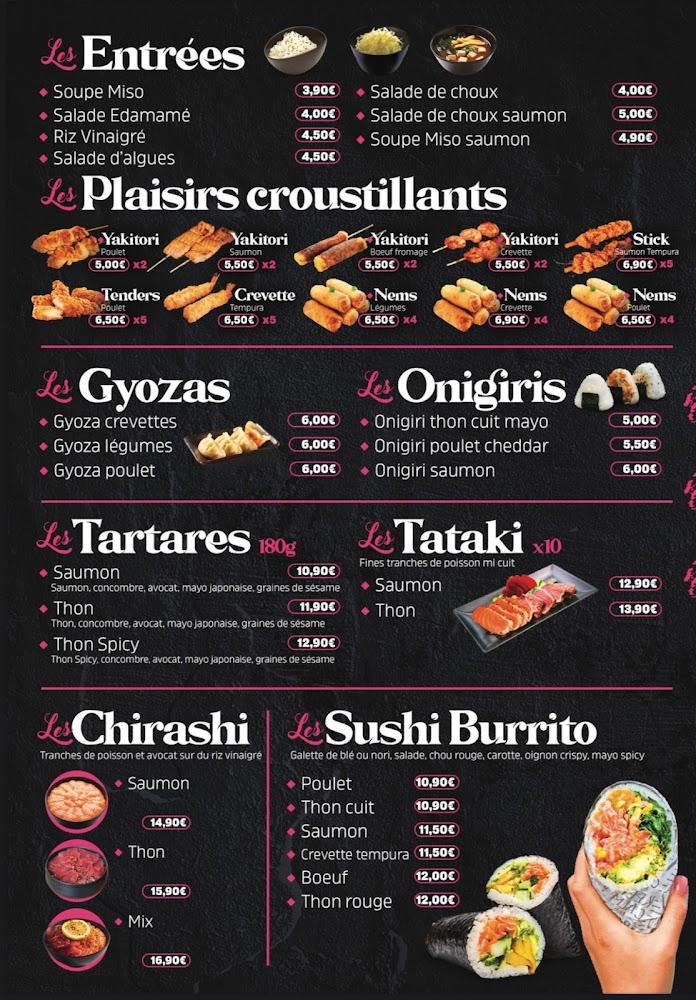 La Fabrique du Sushi - Scan Menu 1